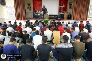 حضور خدام حرم مطهر رضوی در کانون اصلاح و تربیت مشهد