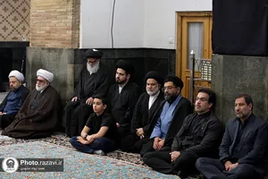 عزاداری حضرت اباعبدالله الحسین(ع) با حضور تولیت آستان قدس رضوی