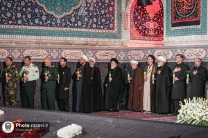آئین خطبه&zwnj;خوانی شب عاشورا در حرم مطهر رضوی