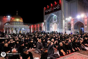 عزاداری سنتی شب دوم محرم در &laquo;حسینیه حرم&raquo;