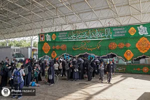 موکب امام رضا علیه&zwnj;السلام در مرز مهران