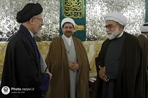 دیدار رئیس تشخیص مصلحت نظام با علما و اساتید حوزه علمیه مشهد مقدس