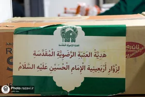 موکب آستان قدس رضوی در نجف اشرف