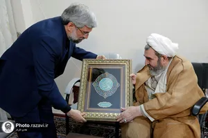 دیدار مدیر عالی حرم مطهر رضوی با علما در مشهد