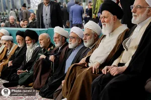 مراسم گرامیداشت حماسه ٩ دی در حرم مطهر رضوی