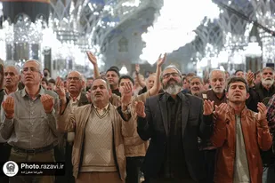 آیین تحویل سال ۱۴۰۵ در حرم مطهر رضوی-۴