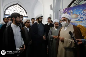 حضور تولیت آستان قدس رضوی در جمع معتکفین رمضانیه