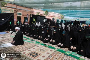 حضور تولیت آستان قدس رضوی در موکب حضرت نجمه سلام الله علیها
