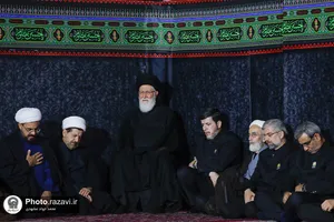 آئین خطبه&zwnj;خوانی شب عاشورا در حرم مطهر رضوی-1