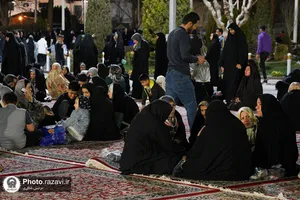 افطار خانوادگی در حریم بهشت