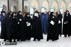 تشییع پاکبان خدوم مشهدی در حرم مطهر رضوی