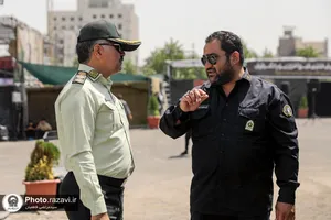 صیانت یگان حفاظت از مواکب اطراف حرم مطهر رضوی