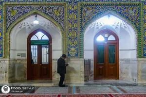 حال و هوای حرم مطهر رضوی در شب شهادت حضرت زهرا(س)