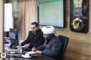حضور جانشین معاون تبلیغات اسلامی حرم مطهر رضوی در سامانه 138