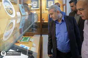 تشرف وزیر کار لبنان به حرم مطهر رضوی