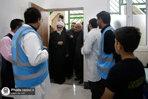 بازدید تولیت آستان قدس رضوی از مواکب دهه آخر صفر