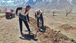 اهدای هزار نهال مثمر توسط خادمیاران رضوی به مردم اصفهان/ فیلم