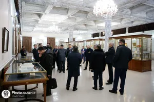 تشرف شرکت کنندگان بیست و هشتمین اجلاسیه سازمان اکو به حرم مطهر رضوی