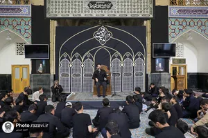 عزاداری نوجوانان در هفتمین روز شهادت امام حسین علیه السلام