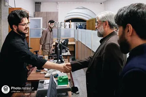 حضور مدیر عالی حرم مطهر رضوی در تحریریه آستان نیوز