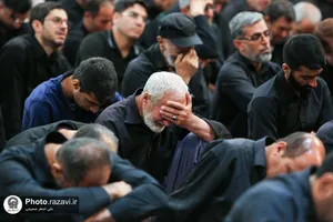 مراسم عزاداری روز تاسوعای حسینی در رواق امام خمینی(ره)