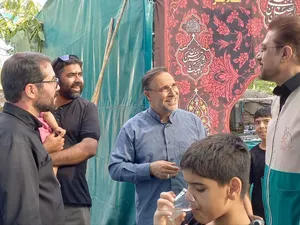 حضور مسئولان شهرستان ملایر در موکب امام رضا(ع)؛ میزبانی گرم خادمیاران از زائران اربعین/ گزارش تصویری