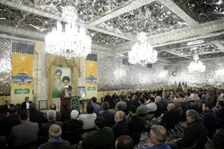 دیدار جمعی از مداحان با تولیت آستان قدس رضوی
