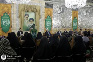 دیدار جمعی از ورزشکاران با تولیت آستان قدس رضوی