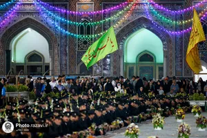 آیین خطبه&zwnj;خوانی شب میلاد امام رضا(علیه&zwnj;السلام) در حرم مطهر رضوی - 2