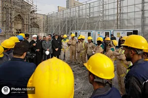 مراسم آغاز عملیات احداث رواق امیرالمومنین(علیه&zwnj;السلام)