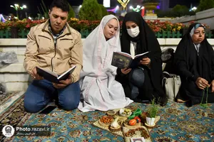 مراسم تحویل سال 1402 در حرم مطهر رضوی - 2