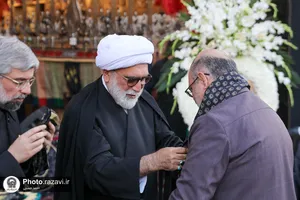 مراسم اذن عزای محرم در حرم مطهر رضوی
