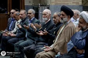 دیدار جمعی از آزادگان هشت سال دفاع مقدس با تولیت آستان قدس رضوی 