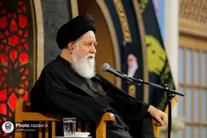 عزاداری روز شهادت حضرت امام کاظم(علیه&zwnj;السلام) در رواق امام خمینی حرم مطهر رضوی