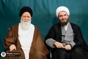 مراسم سالروز پیروزی انقلاب اسلامی در حرم مطهر رضوی