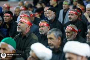 عزاداری هیئت&zwnj;&zwnj;های مذهبی خراسان شمالی در حسینیه حرم