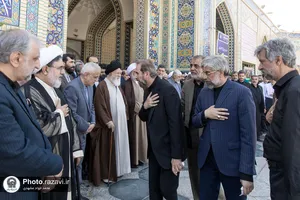 تشییع پیکر مادر شهیدان خوراکیان
