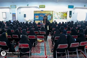 مراسم تجلیل از معلمان و مربیان مرکز قرآن کریم آستان قدس رضوی