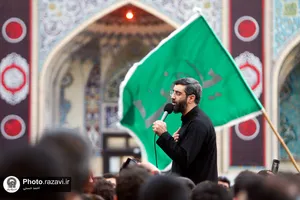 مراسم عزاداری هیئت ابناءالرضا(ع) در حرم مطهر رضوی
