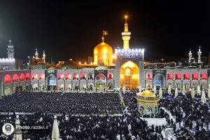 آئین شام غریبان شهادت امام رضا(ع) در حرم مطهر رضوی