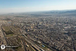 استقرار بالگرد هلال&zwnj;احمر در حرم مطهر رضوی