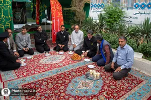 بازدید مدیر عالی حرم از مواکب خدمت رسان به زائرین در دهه کرامت
