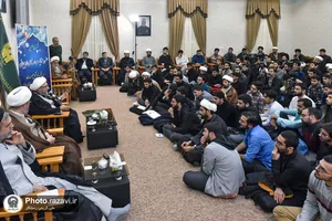 سخنرانی رئیس مجمع تشخیص مصلحت نظام با طلاب مدرسه فقاهت