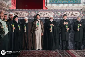 آئین خطبه&zwnj;خوانی شب عاشورا در حرم مطهر رضوی