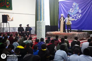 افطاری پسران روزه اولی روستای خلق آباد سر سفره کرامت امام رئوف خاطره انگیز شد