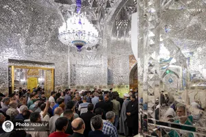 گرامیداشت اولین سالگرد شهادت آیت الله رئیسی در حرم مطهر رضوی