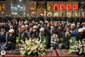 مراسم شام غریبان حضرت رضا(علیه&zwnj;السلام) در حرم مطهر رضوی