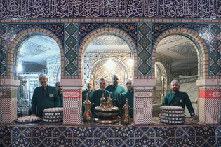 پشت‌صحنه برگزاری مراسم عزاداری سنتی «حسینیه حرم»