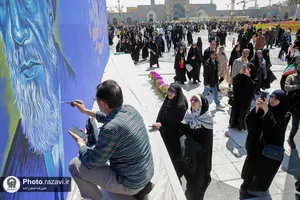 دیوارنگاره &laquo;مبارزه&zwnj; دائمی خستگی&zwnj;ناپذیر&raquo;
