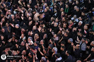 عزاداری سنتی شب چهارم محرم در &laquo;حسینیه حرم&raquo;